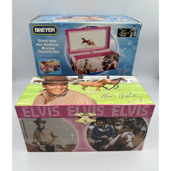 Breyer Elvis Collection Elvis Presley and His Horses Musical Treasure Box Music